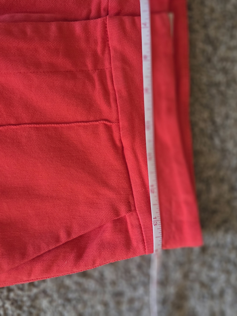 Alice + Olivia Bright Red Flared Jeans - Picture 6 of 9
